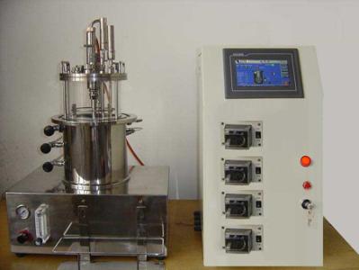 Laboratory glass fermentation equipment